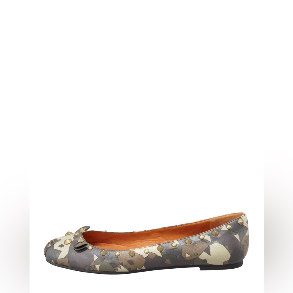 MARC by Marc Jacobs Studded Mouse Ballerina Flat, Camouflage - Picture 3 of 8